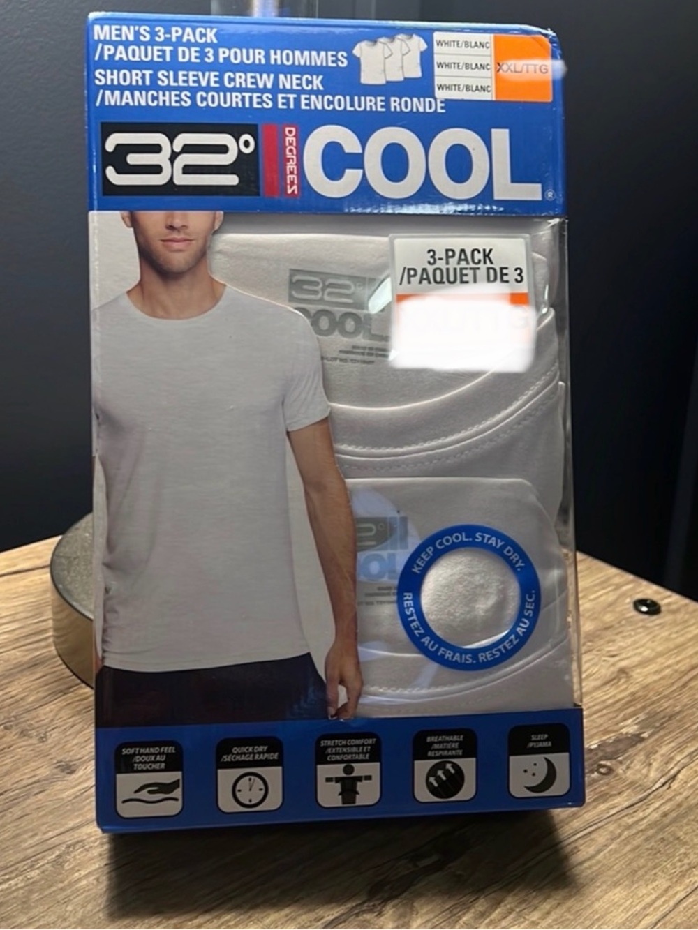 32 Degrees Men's Cool Tee, 3-pack (multiple available)
